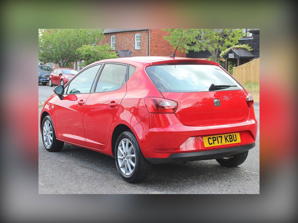 Seat Ibiza 1.0 Se Hatchback Euro 6 75 Ps CP17KBU Red #2