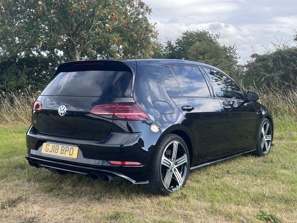 Volkswagen Golf R GJ18BPO Black #6