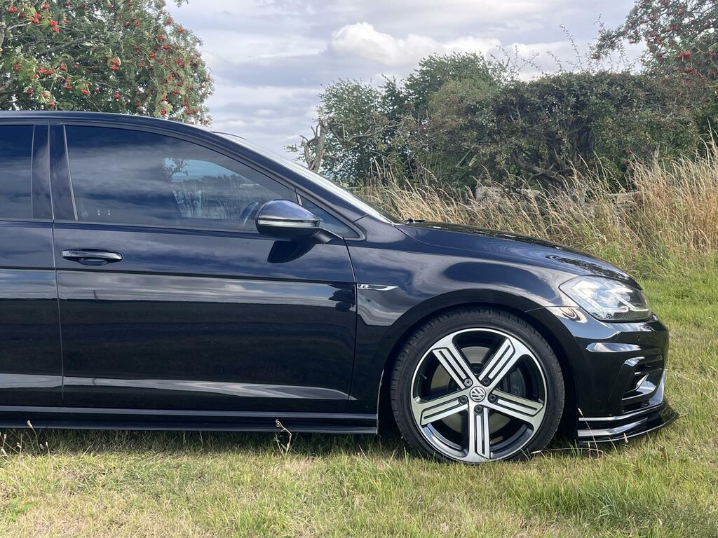 Volkswagen Golf R GJ18BPO Black #4
