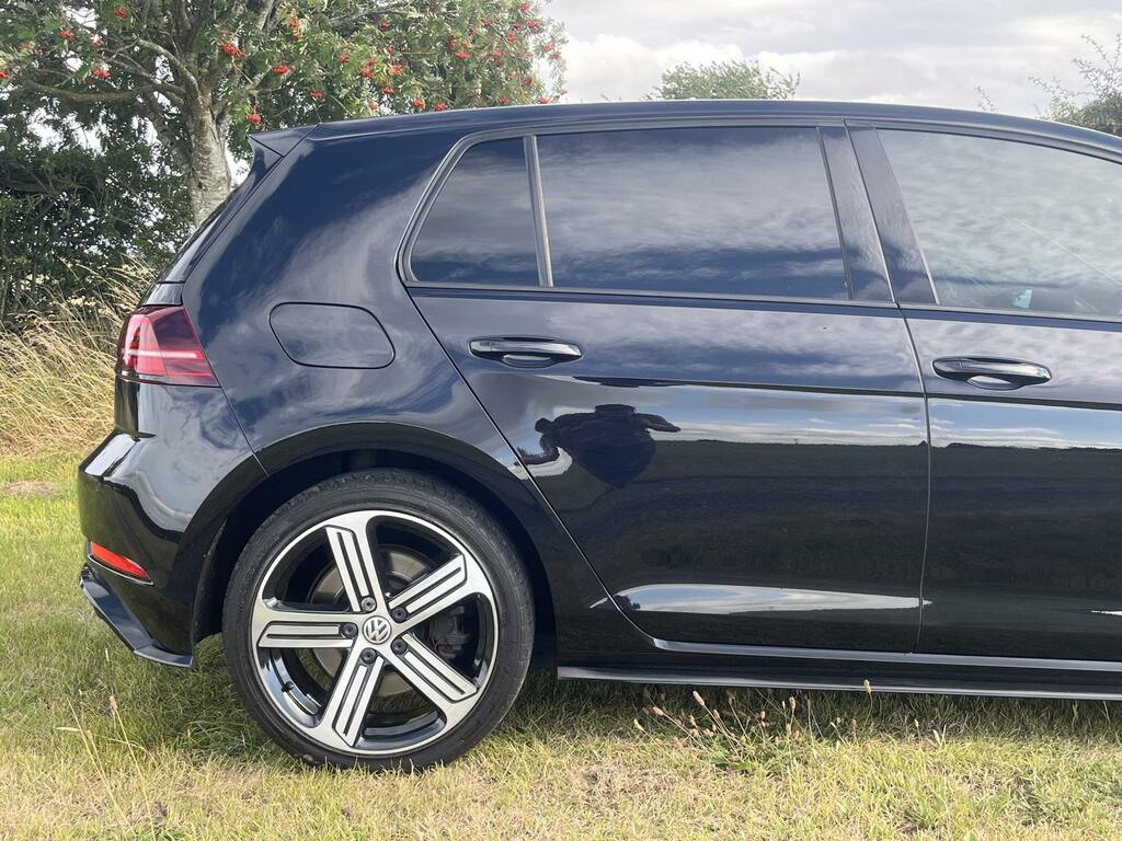 Volkswagen Golf R GJ18BPO Black #5