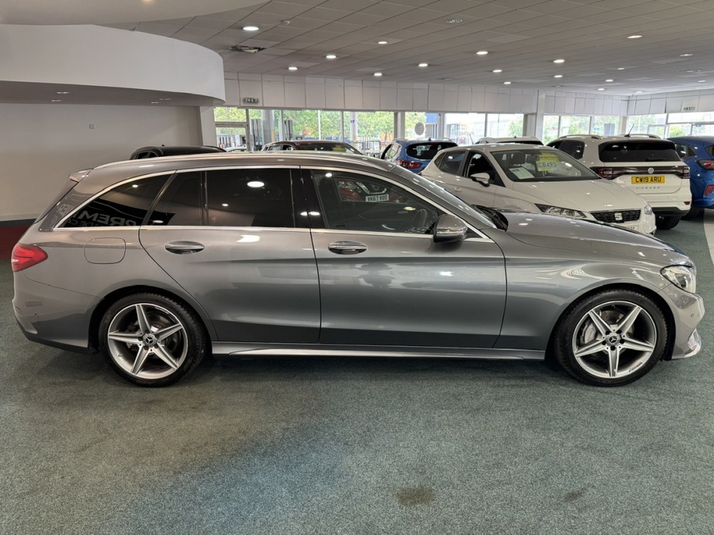 Mercedes-Benz C Class C220d Amg Line 9G-tronic KM18RWF Grey #6