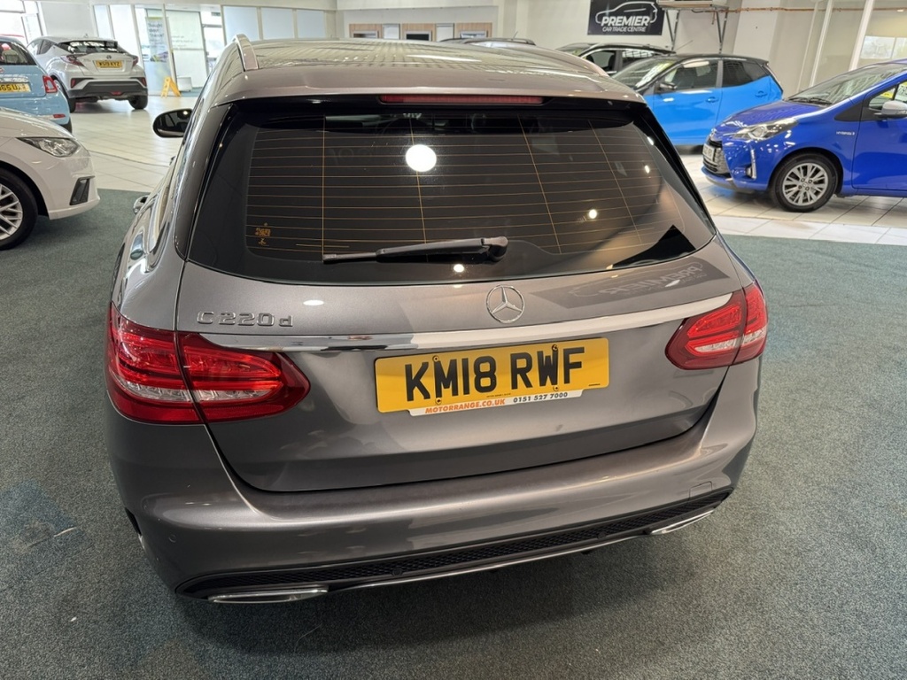 Mercedes-Benz C Class C220d Amg Line 9G-tronic KM18RWF Grey #5