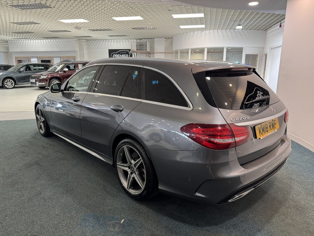 Mercedes-Benz C Class C220d Amg Line 9G-tronic KM18RWF Grey #4