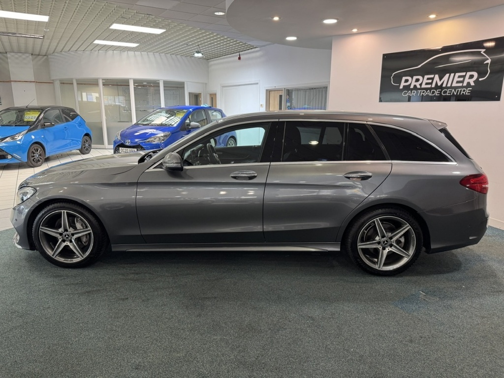 Mercedes-Benz C Class C220d Amg Line 9G-tronic KM18RWF Grey #3
