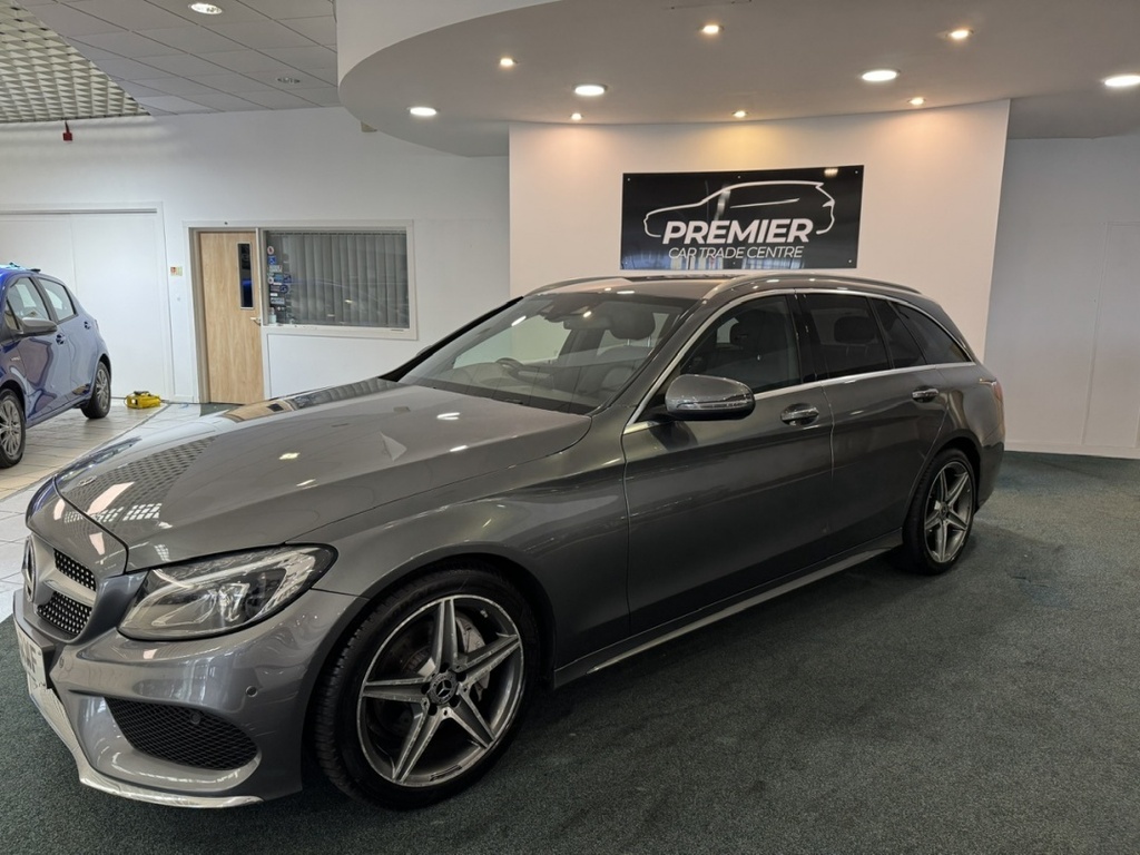Mercedes-Benz C Class C220d Amg Line 9G-tronic KM18RWF Grey #2