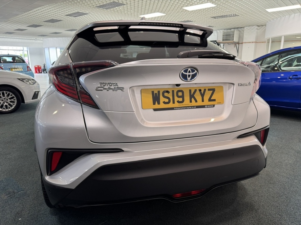 Toyota C-Hr 1.8 Hybrid Excel Cvt Leather WS19KYZ Silver #5