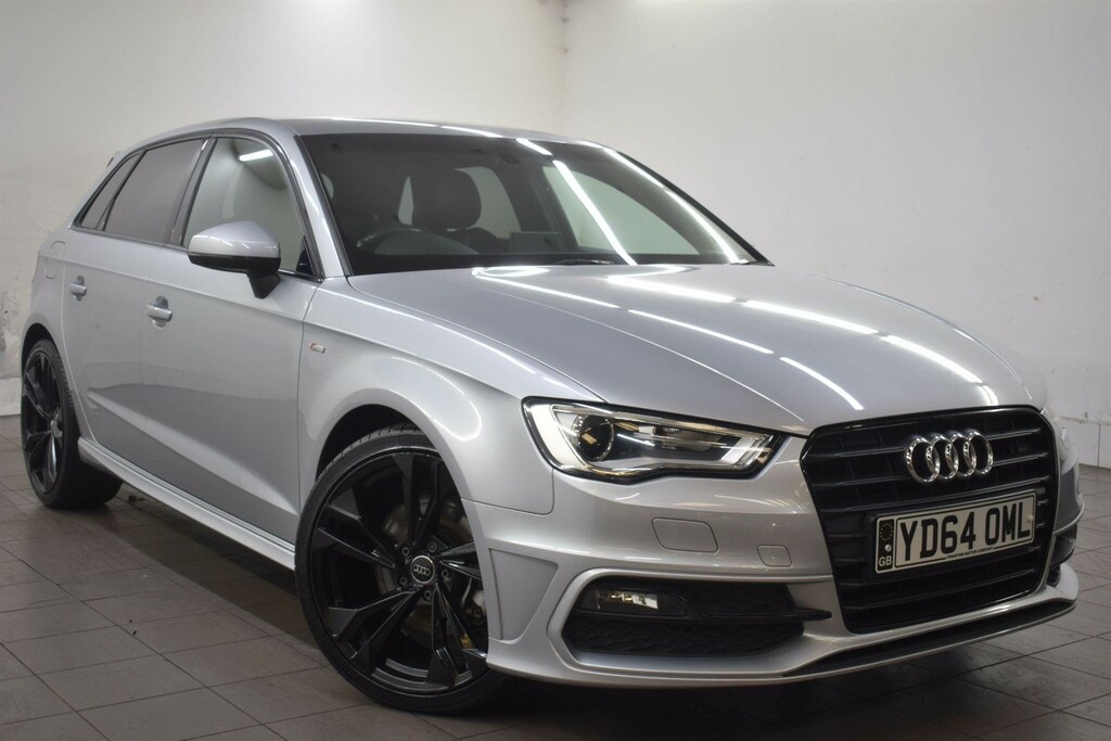 Audi A3 2.0 Tdi S Line Sportback Euro 6 Ss YD64OML Silver #5