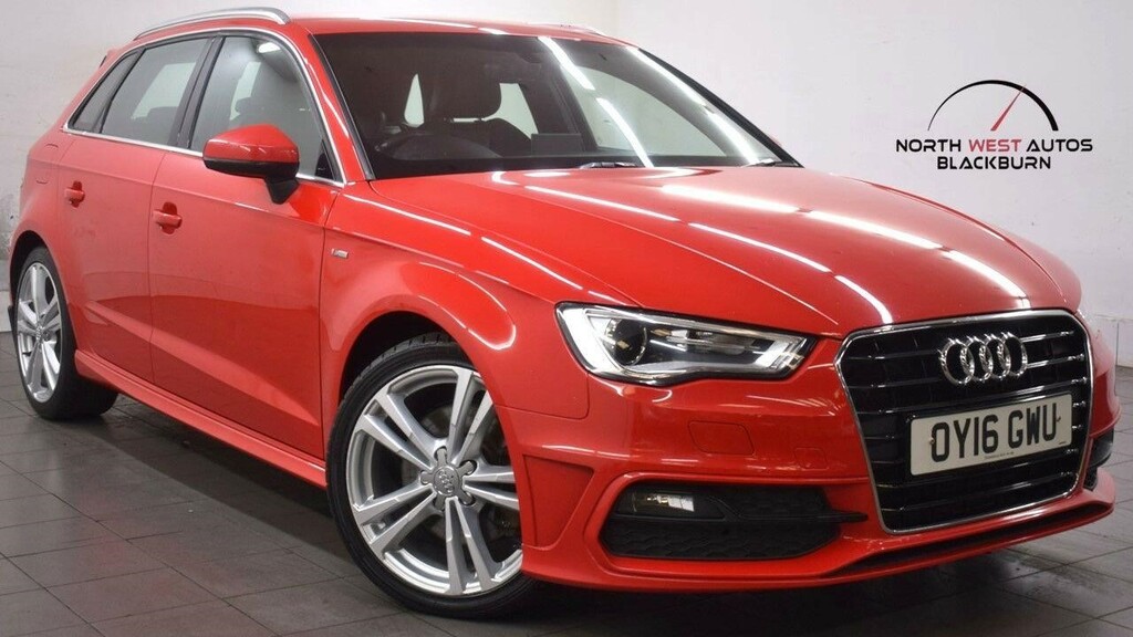 Audi A3 2.0 Tdi S Line Sportback S Tronic Quattro Euro 6 Red