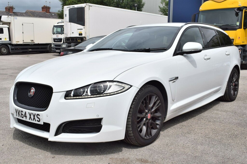 Jaguar XF 2.2D R-sport Sportbrake Euro 5 Ss White #5