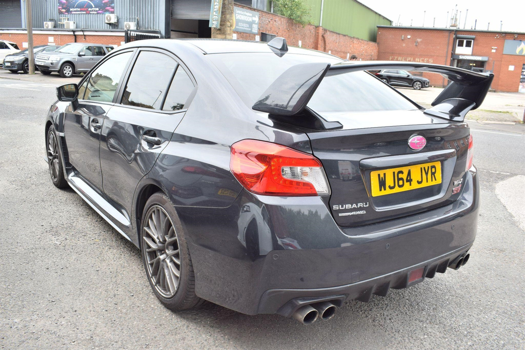 Subaru WRX STI Saloon Blue #9