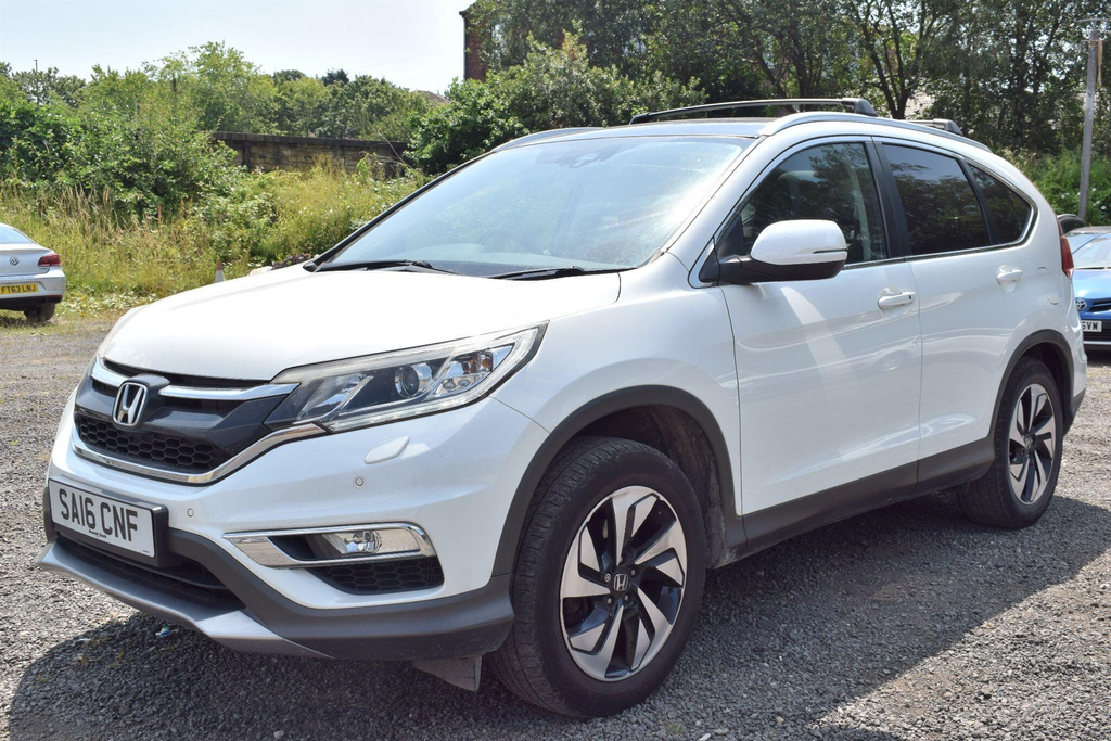 Honda Cr-V 1.6 I-dtec Ex 4Wd Euro 6 White #5