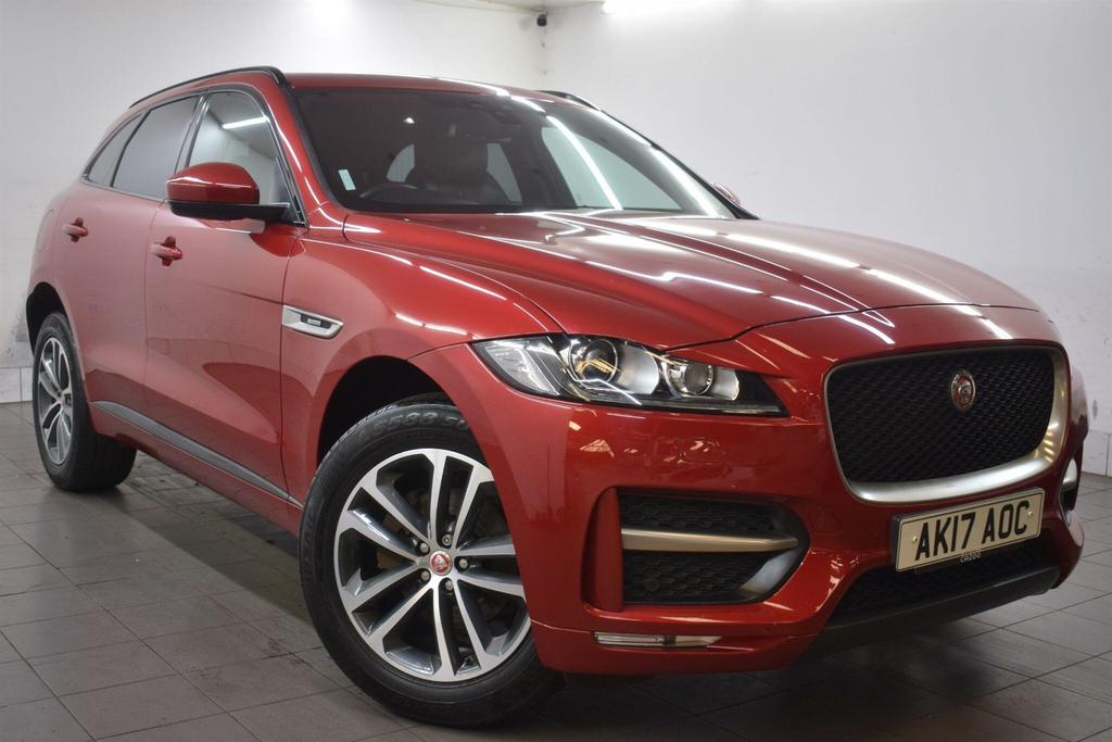 Jaguar F-Pace 2.0 D165 R-sport Euro 6 Ss Red #5