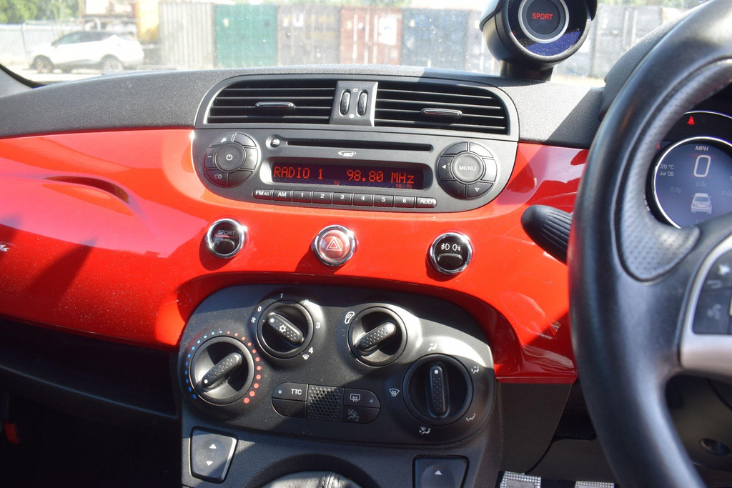 Abarth 595 1.4 T-jet Trofeo Euro 6 Red #4