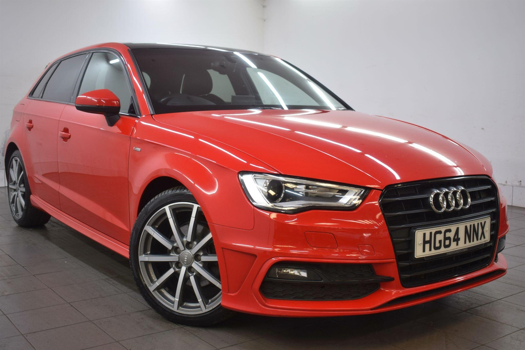 Audi A3 2.0 Tdi S Line Sportback S Tronic Euro 6 Ss Red #5