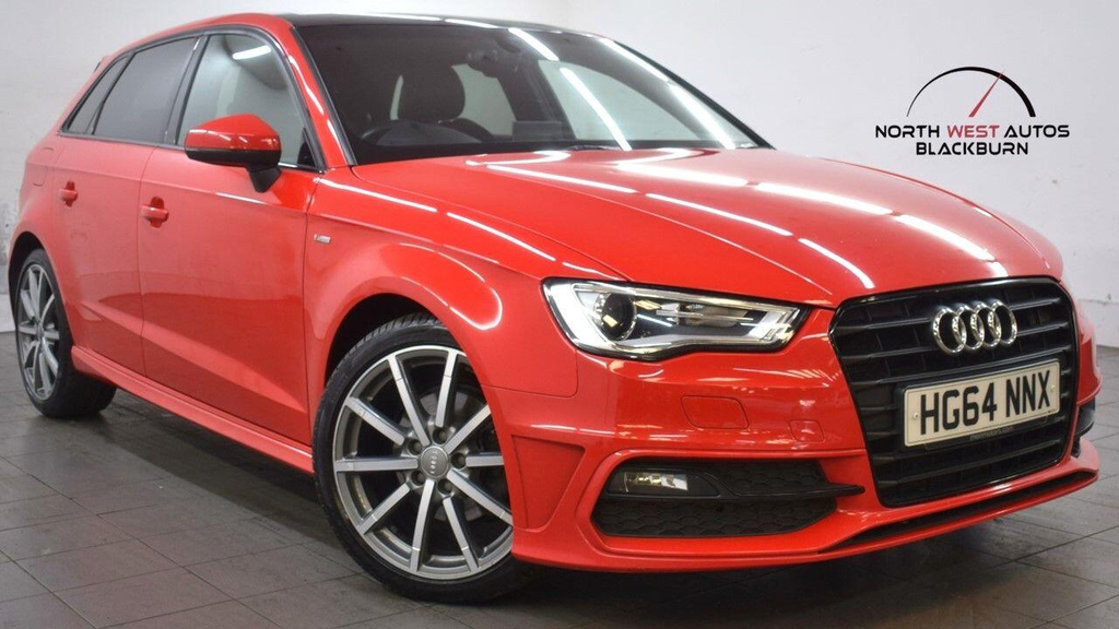 Audi A3 2.0 Tdi S Line Sportback S Tronic Euro 6 Ss Red