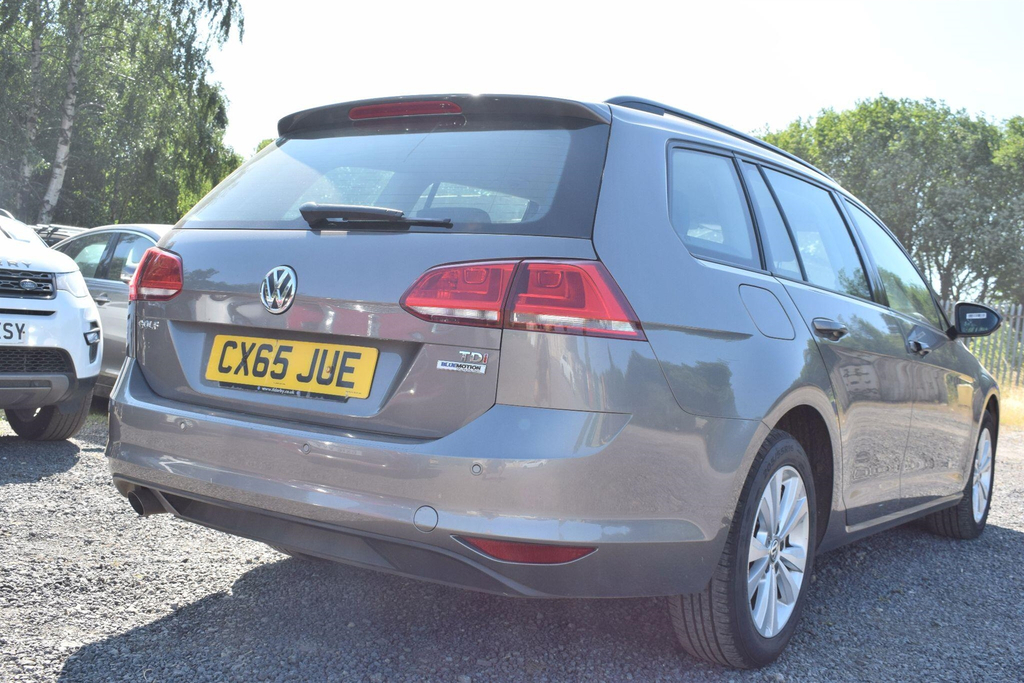 Volkswagen Golf 1.6 Tdi Bluemotion Tech Se Dsg Euro 6 Ss CX65JUE Grey #2