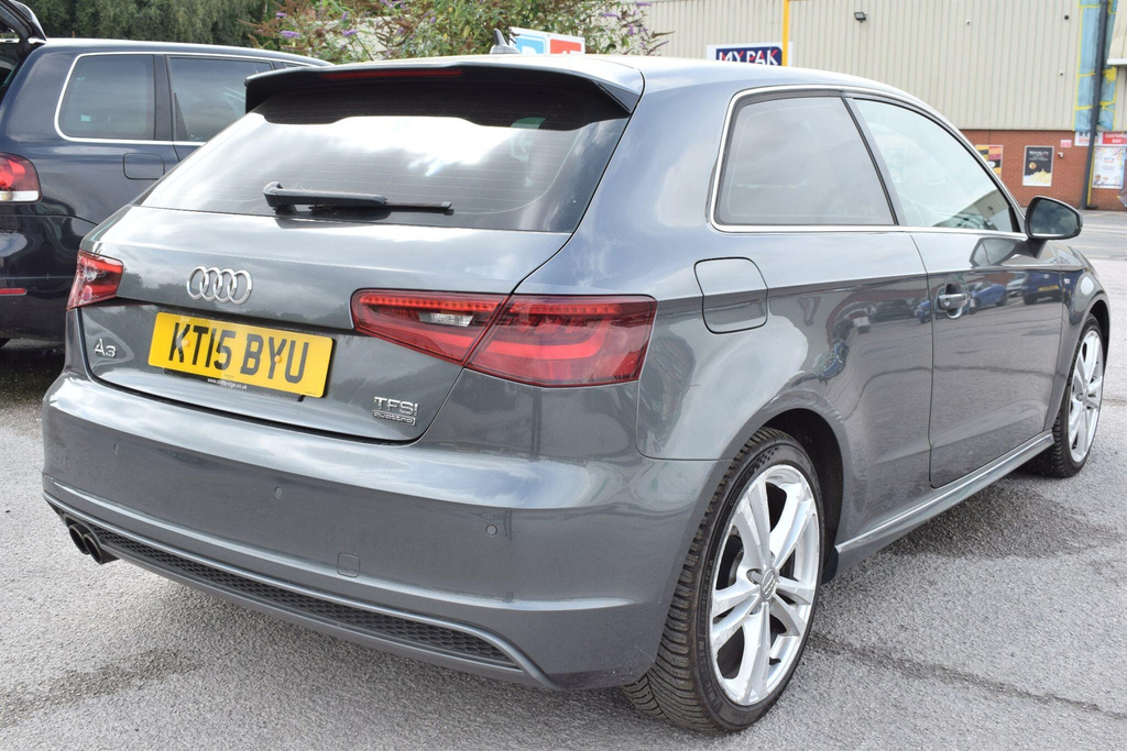 Audi A3 1.8 Tfsi S Line S Tronic Quattro Euro 6 Ss Grey #2