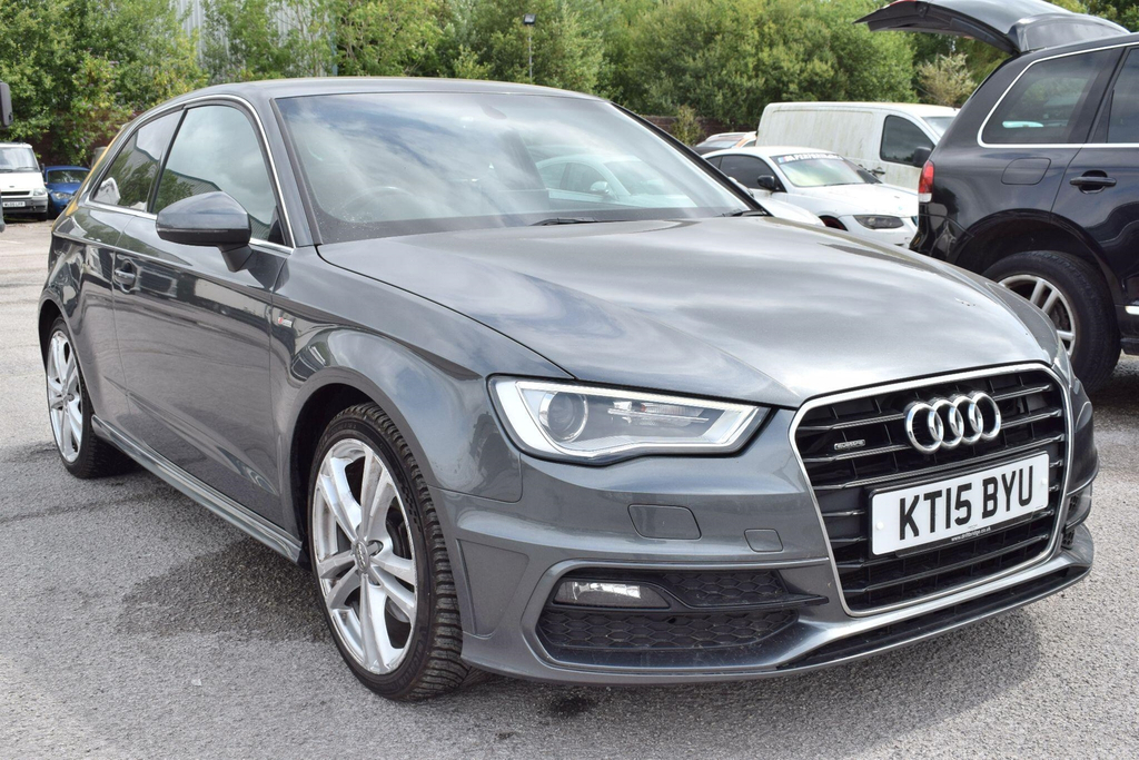 Audi A3 1.8 Tfsi S Line S Tronic Quattro Euro 6 Ss Grey