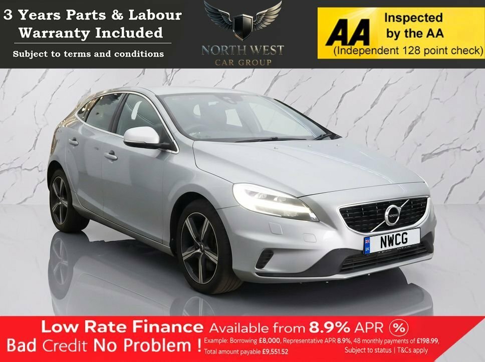 Volvo V40 2L R-design Silver