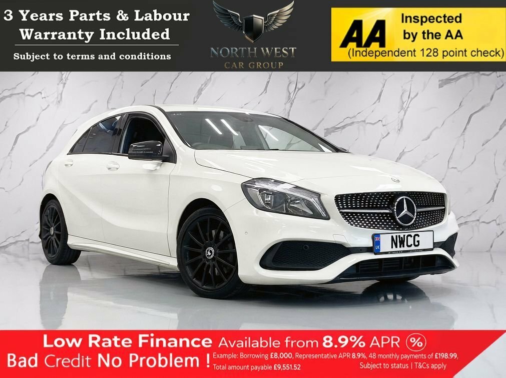 Mercedes-Benz A Class 1.5L Amg Line White