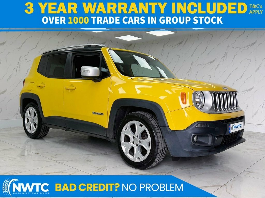 Jeep Renegade 1.4L Limited Yellow