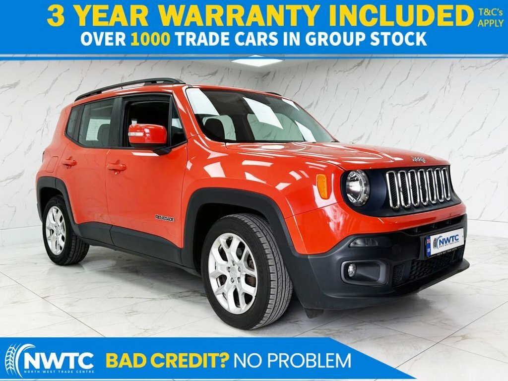 Jeep Renegade 1.4L Longitude Orange