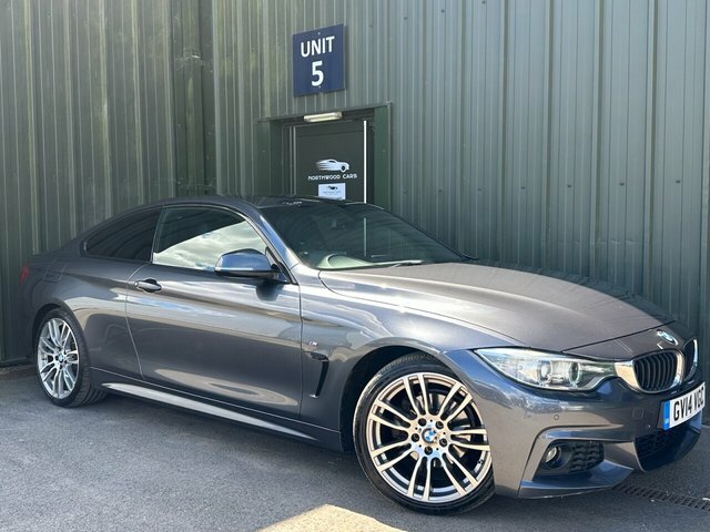 BMW 4 Series Gran Coupe 2.0 420D M Sport Coupe Euro 6 S S GV14VGC Grey