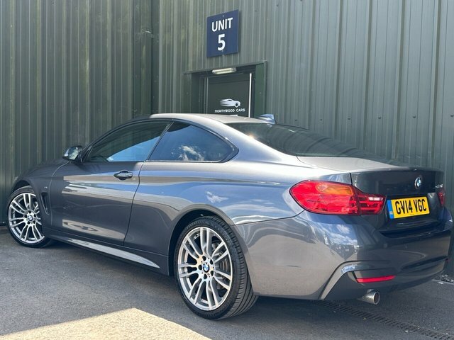 BMW 4 Series Gran Coupe 2.0 420D M Sport Coupe Euro 6 S S GV14VGC Grey #2