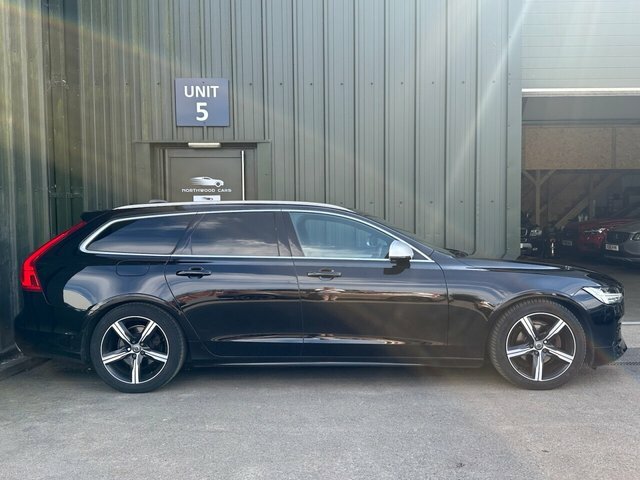 Volvo V90 2.0 D4 R-design Estate Euro 6 S S Black #3