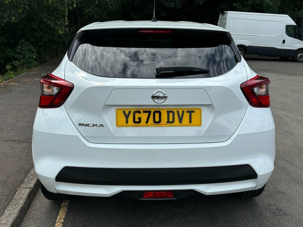 Nissan Micra 1L Acenta White #6