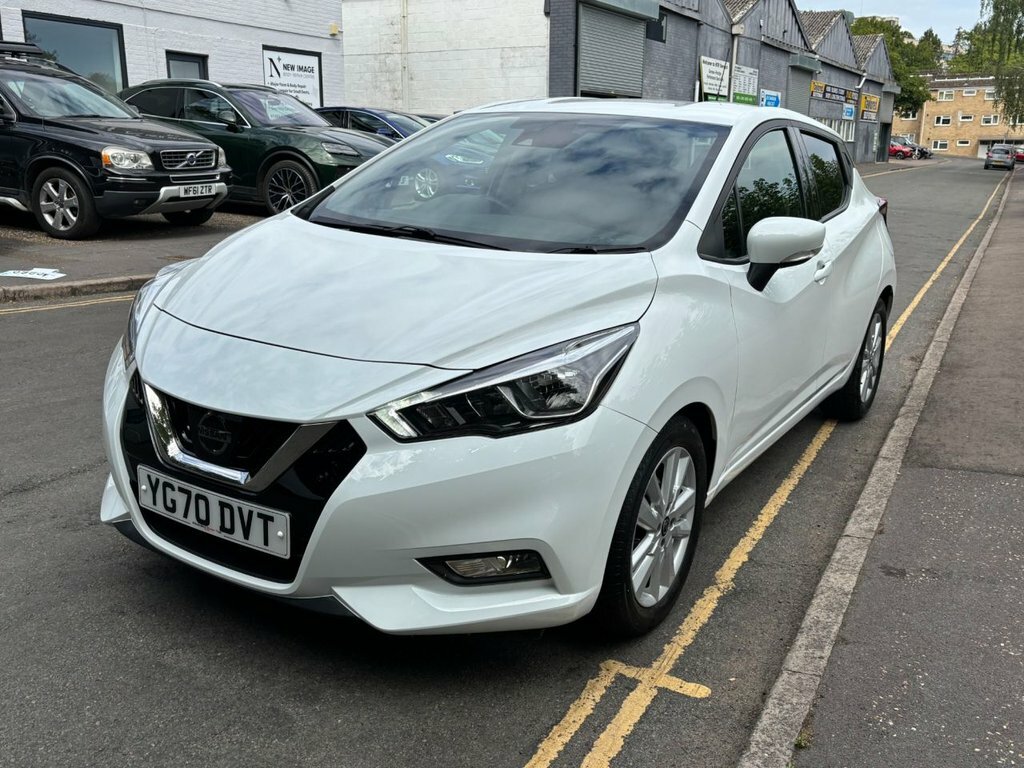 Nissan Micra 1L Acenta White #5