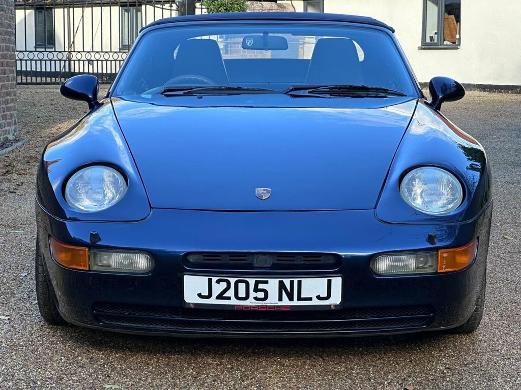Porsche 968 Convertible Blue #2