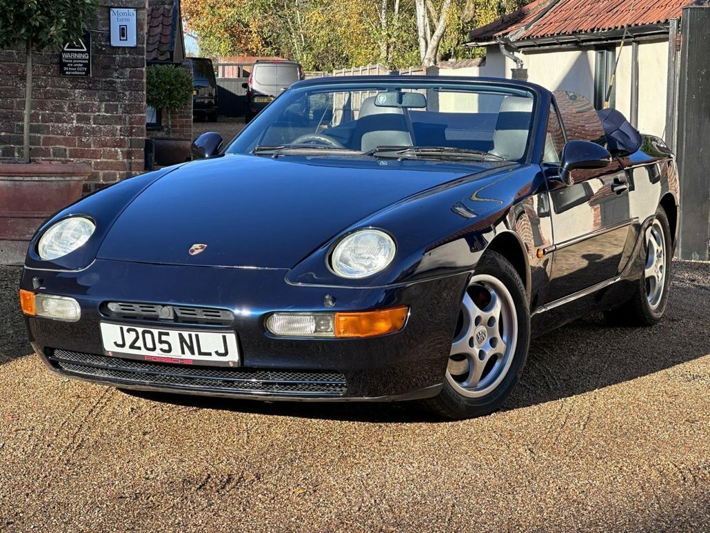 Porsche 968 Convertible Blue #4
