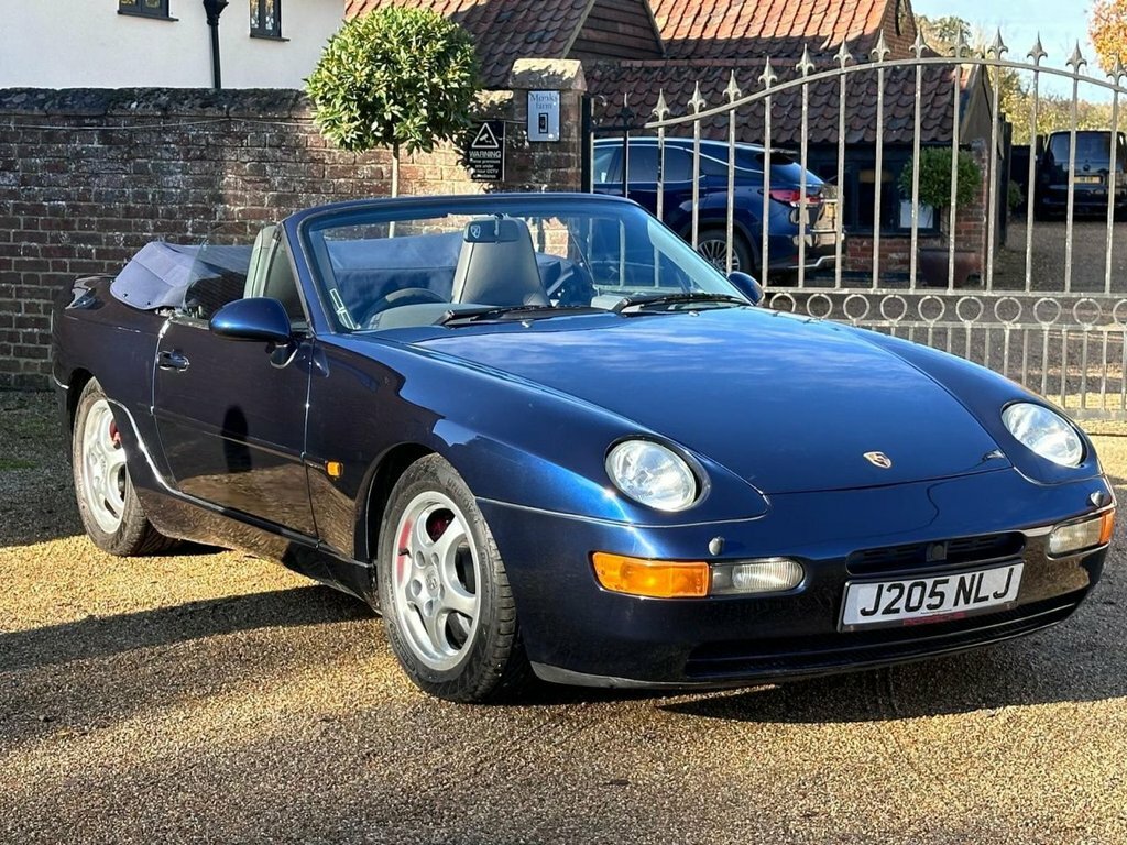 Porsche 968 Convertible Blue