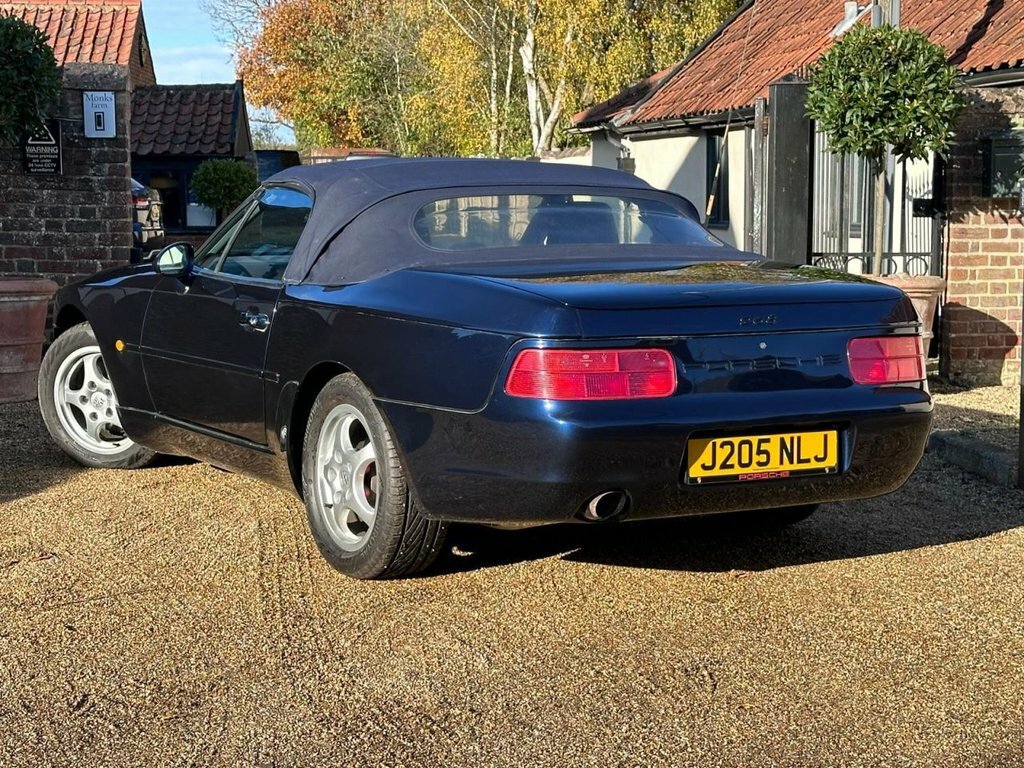 Porsche 968 Convertible Blue #3