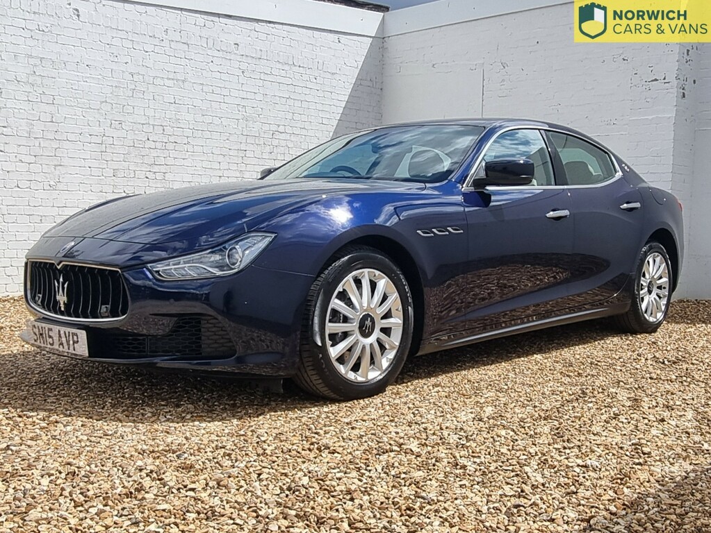 Maserati Ghibli 3.0 D V6 2015 Blue #2