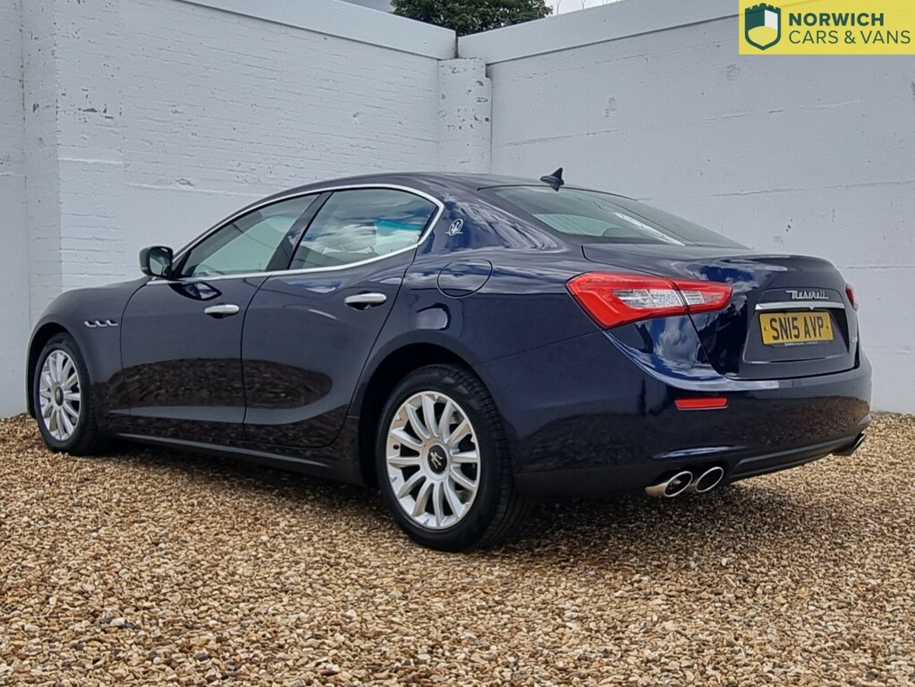 Maserati Ghibli 3.0 D V6 2015 Blue #3