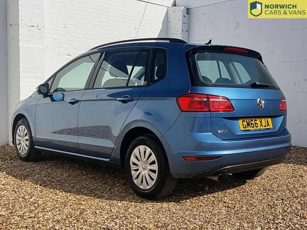 Volkswagen Golf SV 1.6 Tdi Bluemotion Tech S 2017 Blue #3