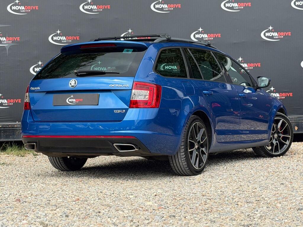 Skoda Octavia Skoda Estate 2.0 Tdi Cr Vrs Blue #11