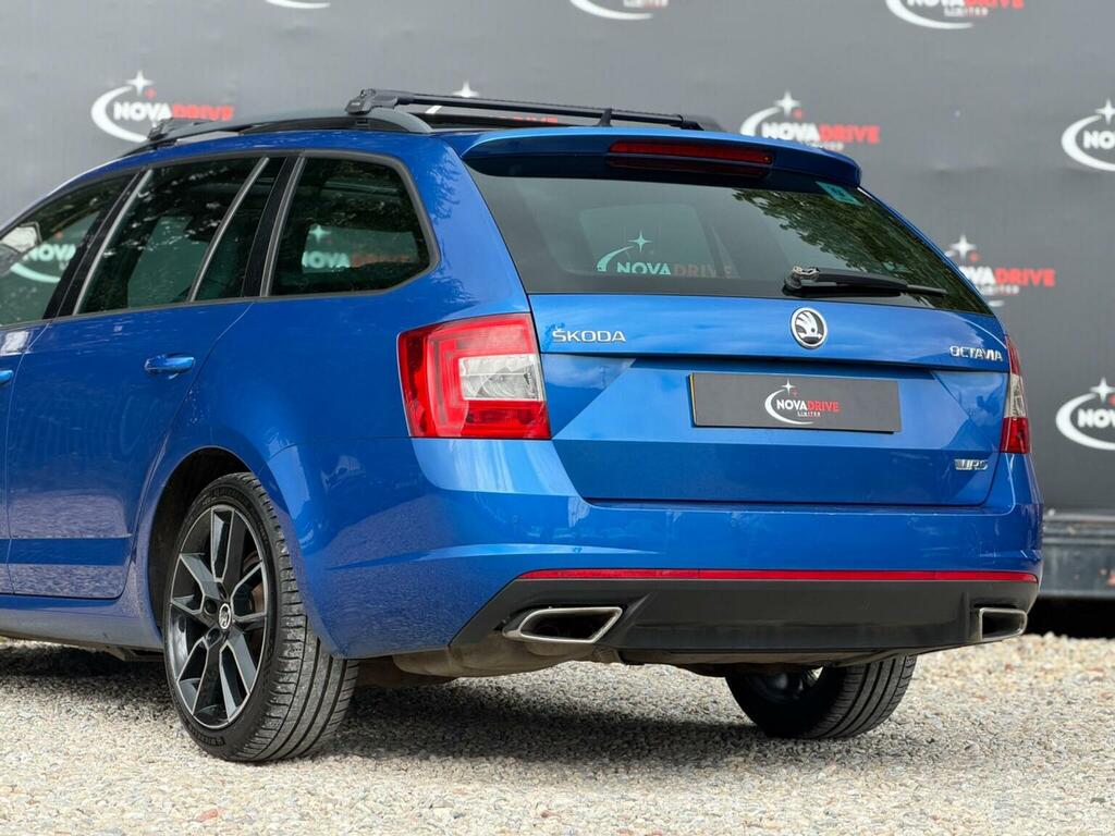 Skoda Octavia Skoda Estate 2.0 Tdi Cr Vrs Blue #17