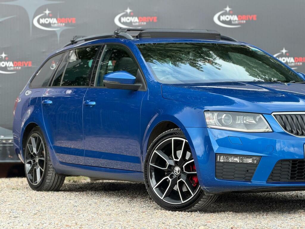 Skoda Octavia Skoda Estate 2.0 Tdi Cr Vrs Blue #8