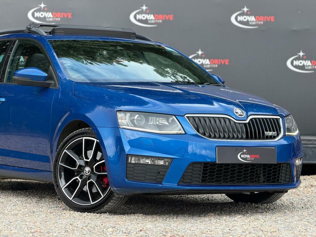 Skoda Octavia Skoda Estate 2.0 Tdi Cr Vrs Blue #7