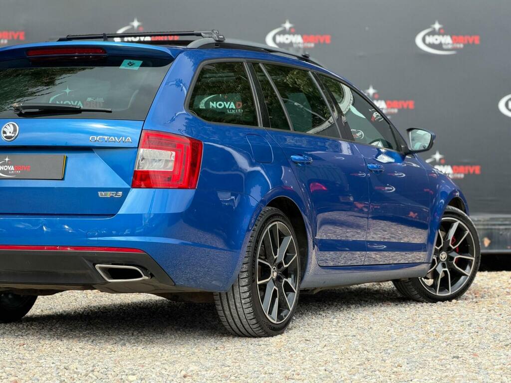 Skoda Octavia Skoda Estate 2.0 Tdi Cr Vrs Blue #12