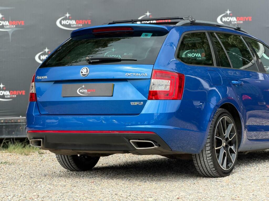 Skoda Octavia Skoda Estate 2.0 Tdi Cr Vrs Blue #9