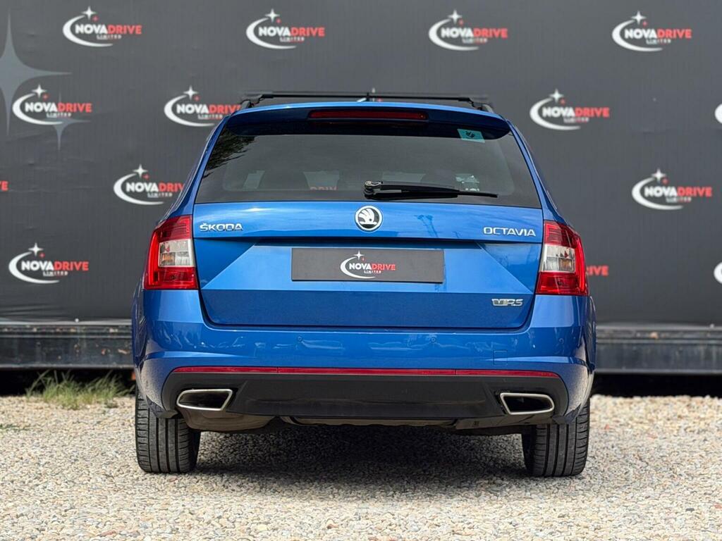 Skoda Octavia Skoda Estate 2.0 Tdi Cr Vrs Blue #14