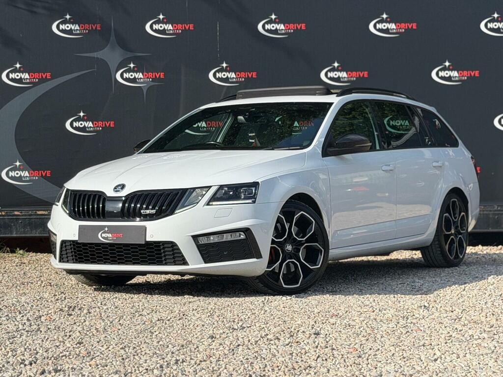 Skoda Octavia 2.0 Tsi Vrs Euro 6 Ss White #2