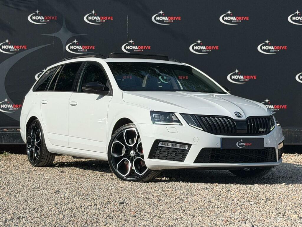 Skoda Octavia 2.0 Tsi Vrs Euro 6 Ss White #6