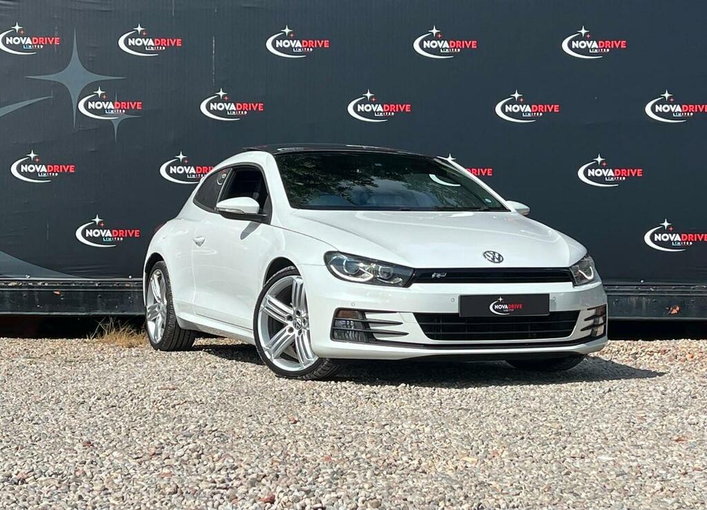Volkswagen Scirocco 2.0 Tdi Bluemotion Tech R-line Dsg Euro 6 Ss White