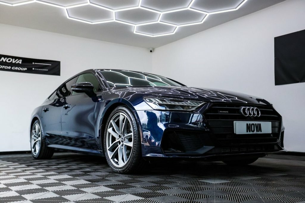 Audi A7 3L Black Edition Blue #3