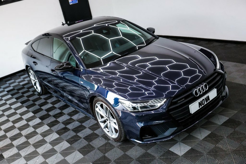 Audi A7 3L Black Edition Blue #4